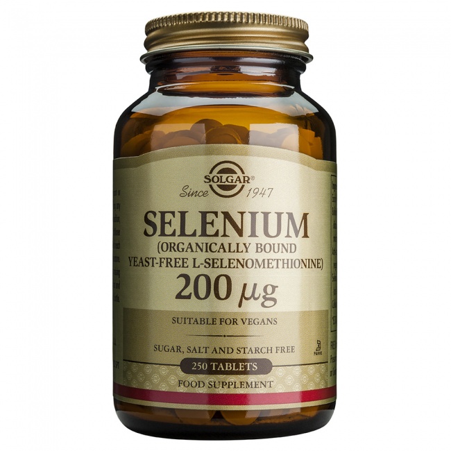 Solgar Selenium 200μg 250tabs Solgar Selenium 200μg 250tabs