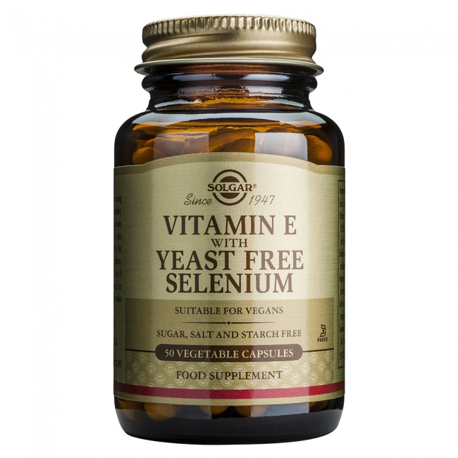 Solgar Vitamin E With Yeast Free Selenium 50caps Solgar Vitamin E With Yeast Free Selenium 50caps