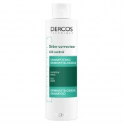 Vichy Dercos Shampoo Sebo Correcteur Oily Hair 200ml