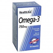 Health Aid Omega 3 750mg (Epa 425mg DHA 325mg) Capsules 30