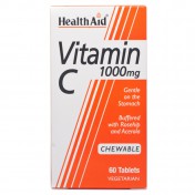 Health Aid Vitamin C 1000mg Chewable Orange Flavour Tablets 30