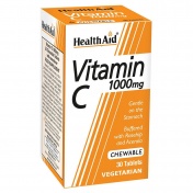 Health Aid Vitamin C 1000mg Chewable Orange Flavour Tablets 30