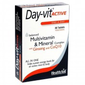 Health Aid Day-Vit Active Co-Q-10 & Ginseng 30tabs