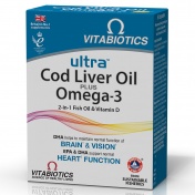 Vitabiotics Ultra Cod Liver Oil plus Omega-3 60caps