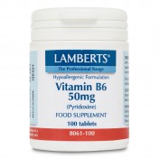 Lamberts Vitamin B6 Pyridoxine 50mg 100tabs