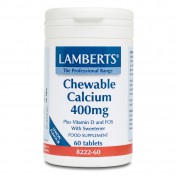 Lamberts Chewable Calcium 400mg 60tabs