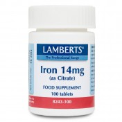 Lamberts Iron 14mg 100tabs