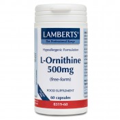 Lamberts L-Ornithine 500mg 60caps