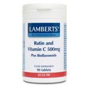 Lamberts Rutin & Vitamin C 500mg Plus Bioflavonoids 90tabs