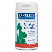 Lamberts Ginkgo Biloba Extract 6000mg 180tabs
