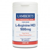 Lamberts L-Arginine HCL 1000mg 90tabs