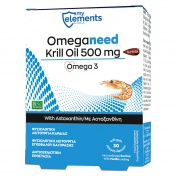 My Elements Krill Omega 3 500mg 30 Μαλακές Κάψουλες