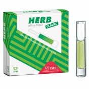 Vican Herb Micro Filter Πίπες 12 Τεμ.