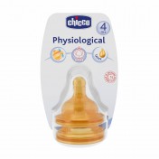 Chicco Θηλή Καουτσούκ Με Ροή Φαγητού 4m+