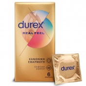 Durex Real Feel Κανονική Εφαρμογή 6τεμ