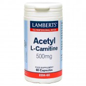 Lamberts Acetyl L-Carnitine 500mg 60caps