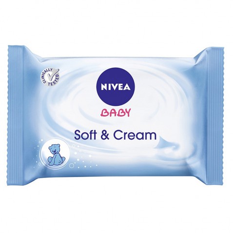 Nivea Baby Soft & Care Μωρομάντηλα 63 Τεμαχίων