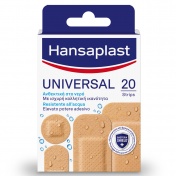 Hansaplast Universal Water Resistant 20 Strips 4 Μεγεθών