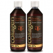 Collagen Pro-Active Liquid Φράουλα 2 x 600ml