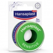 Hansaplast Μεταξωτές Αυτοκόλλητες Ταινίες Sensitive 5m x 2,5cm