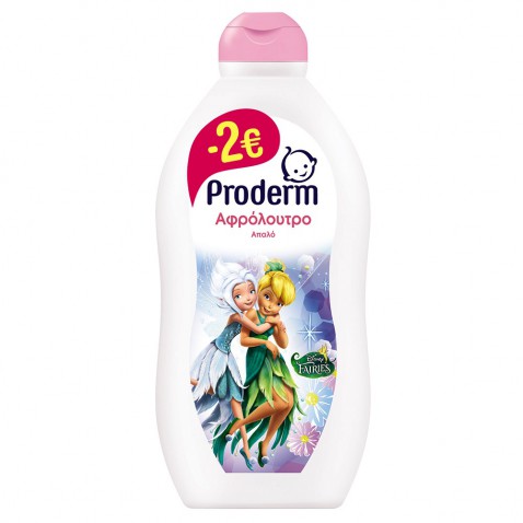 Proderm Kids Αφρόλουτρο Disney Κορίτσι 500ml Promo Pack -2,00€