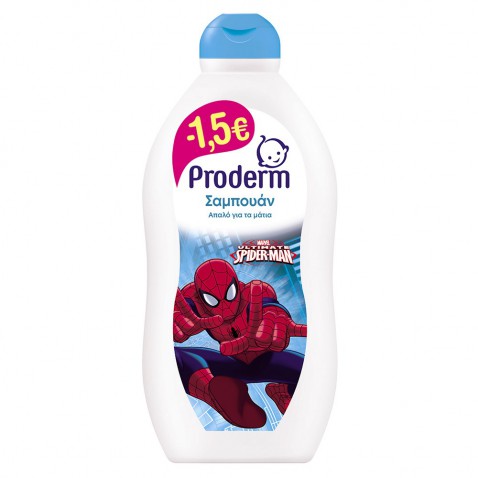 Proderm Kids Σαμπουάν Disney Αγόρια 500ml Promo Pack -1,50€