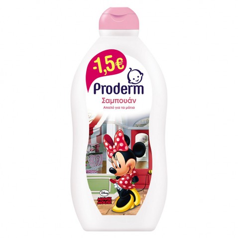 Proderm Kids Σαμπουάν Disney Κορίτσια 500ml Promo Pack -1,50€