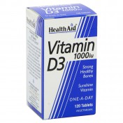 Health Aid Vitamin D3 1000iu 120tabs