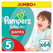 Pampers Baby Dry Pants Junior Jumbo Pack No 5 12-18kg 64τμχ