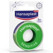 Hansaplast Μεταξωτές Αυτοκόλλητες Ταινίες Sensitive 1,25cm X 5m    