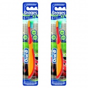 Oral B Οδοντόβουρτσα Παιδική Stages 3 Cars 1+1 ΔΩΡΟ
