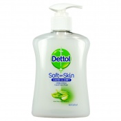 Dettol Soft on Skin Hard on Dirt Antibacterial Hand Wash με Aloe Vera & Βιταμίνη Ε 250ml 
