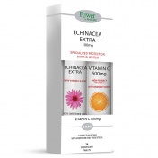 Power Health Echinacea Extra με Στέβια 24 Eff.Tabs γεύση Λεμόνι & ΔΩΡΟ Vitamin C 500mg Πορτοκάλι 20 Eff.Tabs