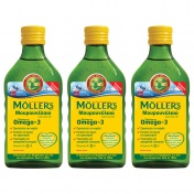 Moller's 3 (Τρία) Μουρουνέλαιο (Cod Liver Oil) Natural Flavour 250ml