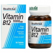 Health Aid Vitamin B12 1000mg 50 Tabs