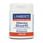 Lamberts Vitamin D3 1000iu & K2 90µg 60 Tabs