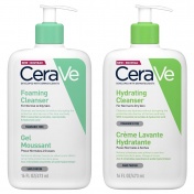 CeraVe Set Foaming Cleanser 473ml & Hydrating Cleanser 473ml