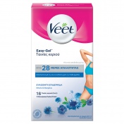 Veet Ταινίες Κεριού Easy-Gelwax για Ευαίσθητες Επιδερμίδες 16τμχ