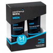 Panthenol Extra Promo Pack Men Face & Eye Cream 75ml & ΔΩΡΟ Men After Shave Balm 75ml