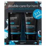 Panthenol Extra Promo Pack Men Face & Eye Cream 75ml & ΔΩΡΟ Men After Shave Balm 75ml