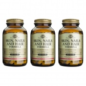Solgar Πακέτο 3 Skin Nails And Hair Formula 120tabs