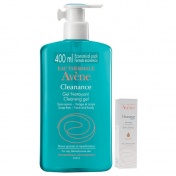 Avene Cleanance Gel Nettoyant 400ml & ΔΩΡΟ Avene Cleanance Expert Soin Teinte 5ml