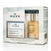 Nuxe Promo Pack Creme Fraiche De Beaute Creme Riche Hydratante 48h 50ml & ΔΩΡΟ Huile Prodigieuse 30ml