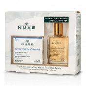Nuxe Promo Pack Creme Fraiche De Beaute Creme Hydratante 48h 50ml & ΔΩΡΟ Huile Prodigieuse 30ml