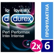 Durex Πακέτο 2 Durex Performax Intense 6τμχ