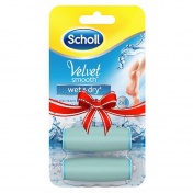 Scholl Velvet Smooth Wet & Dry Ανταλλακτικά Ηλεκτρικής Λίμας 2τεμ