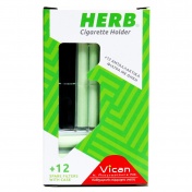 Vican Herb Cigarette Holder με 12 Φίλτρα & Θήκη