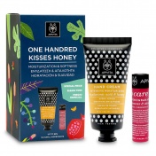 Apivita Promo Pack One Handred Kisses Honey Κρέμα Χεριών 50ml & Lip Care Pomegranate 4.4g