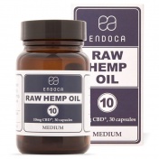 Endoca Κάψουλες RAW Hemp Oil 300mg CBD + CBDa 30caps των 10mg