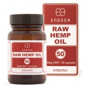 Endoca Κάψουλες RAW Hemp Oil 1500mg CBD + CBDa 30caps των 50mg